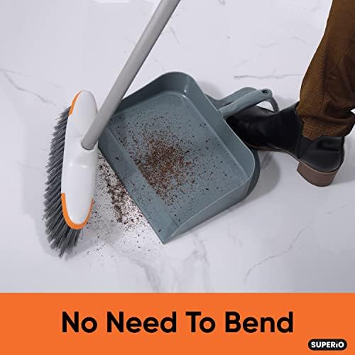 Superio Heavy Duty Plastic Step-on Dustpan - Image 6