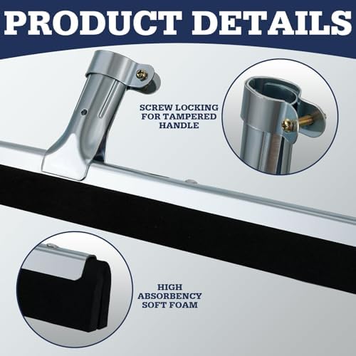 Lasnten 4 Pcs Double Foam Floor Squeegee - Image 5