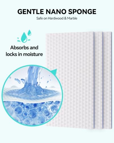 F Flammi Steam Mop Replacement Pads 6 Pack - Image 4