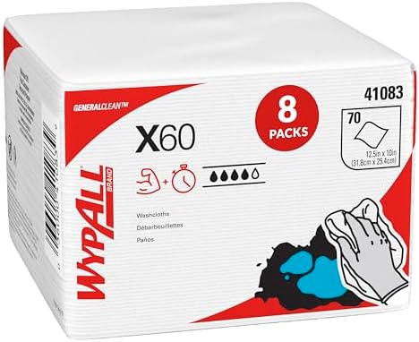 WypAll GeneralClean X60 Multi-Task Cleaning Cloths, 8 x 70 Towels by WypAll%C2%AEHeavyDutyWipers
