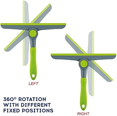 DSV Standard 10" Heavy Duty Green, Handheld Squeegee - Image 2