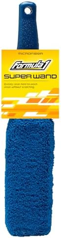 Formula 1 Super Wand, Wheel & Rim Microfiber Cleaning Brush, 11.19" Length by Formula1