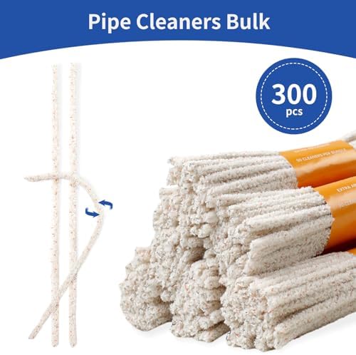 Phinus 300 Pack Pipe Cleaners Pipe, 6-Inch Pipe Cleaners Bulk, Cotton and - Image 4