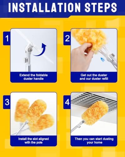 6ft Extendable Handle Duster Refill Compatible - Image 4