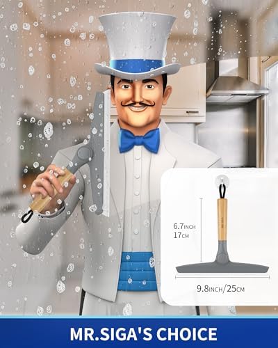 MR.SIGA Silicone Squeegee for Shower Door, 10 inch - Image 2
