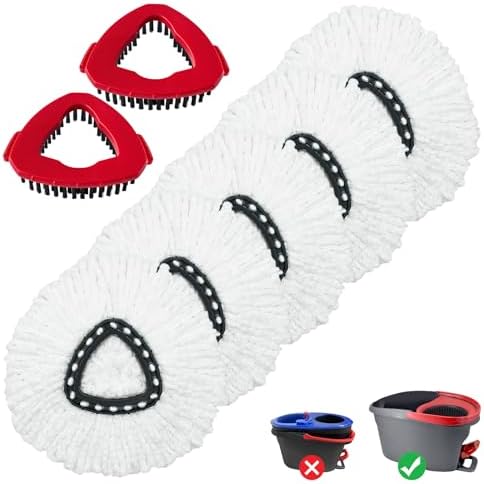 Mop Heads Replacement for Ocedar, Mop Replace Head for Ocedar EasyWring 1 Tank by DLAIMI