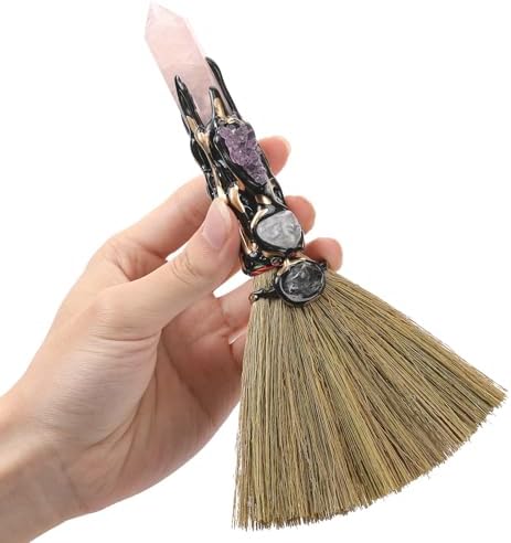 RENEMEGO Rose Quartz Witch Broom by RENEMEGO