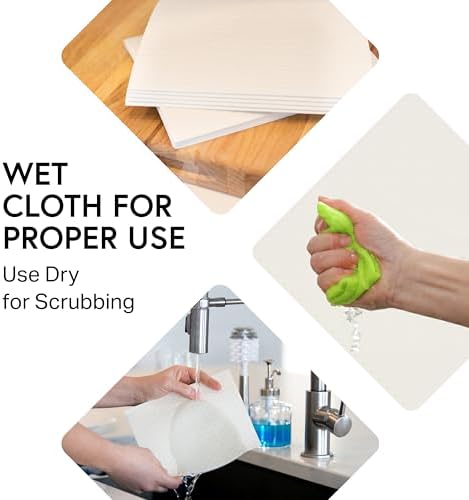 Swedish Wholesale Dishcloths Reusable 8" x 7" Sponge Cloths, Bulk 10 Pack of - Image 4