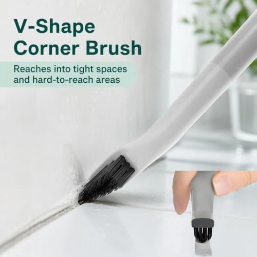 3-Pack Grout Cleaning Brush Set, Crevice Cleaning Brush - Image 7