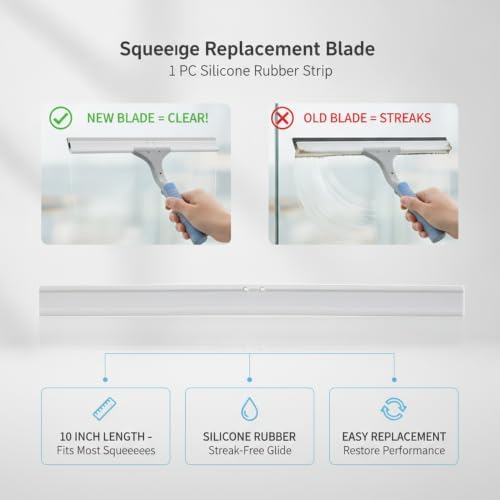 10 Inch Silicone Squeegee Replacement Blade - Image 4