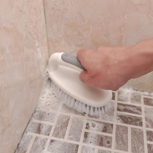 Heavy Duty Scrub Brush with Stiff Bristles 2 Pack Gray - Image 7