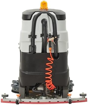 Battery Powered Ride-On Commercial Floor Scrubber Machine, 46 gal Solution Tank - Image 5