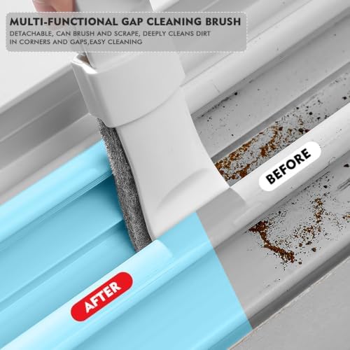 Crevice Cleaning Brush with 10 Replacement Scouring Pads, Deep Detail Scrubbing - Image 2