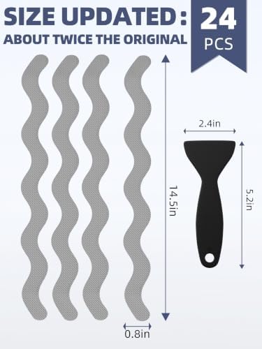 Secopad 24PCS Anti-Slip Shower Stickers - Image 5