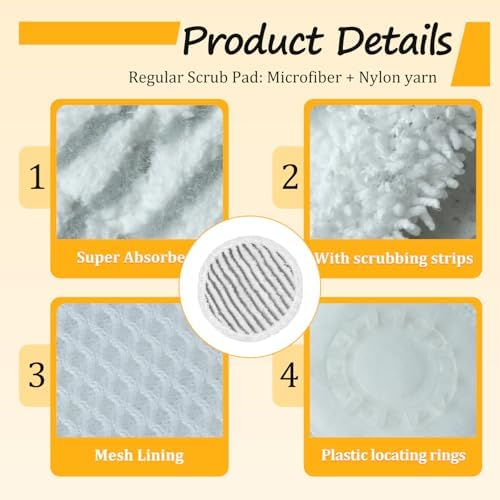 S7000 Replacement Steam Mop Pads - Image 3