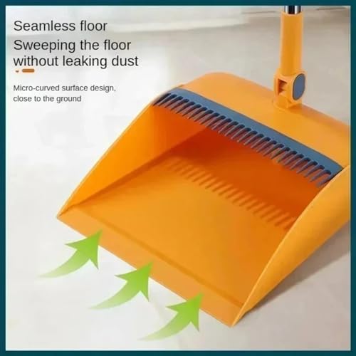 Foldable Broom and Dustpan Set, Compact Wall Mountable - Image 7