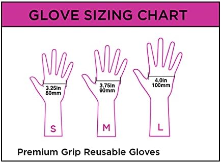 Colortrak Premium Grip Reusable Gloves, 4 Pairs - Image 5