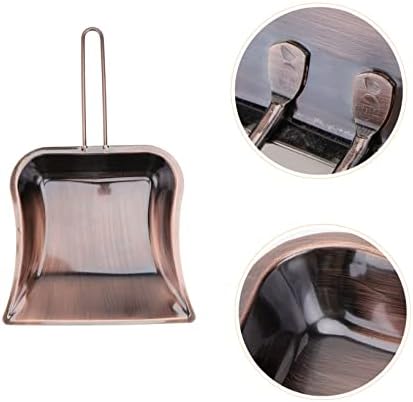 Healifty Brass Dustpan Small Metal Dust Pan - Image 3