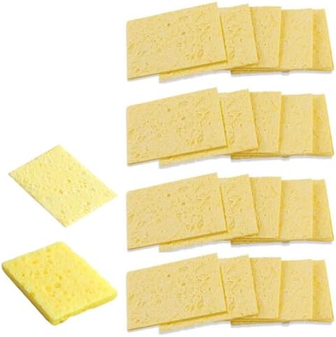 20Pcs Soldering Sponge 50x35mm Square, Replacement Solder Welding Iron Cleaning by koofull