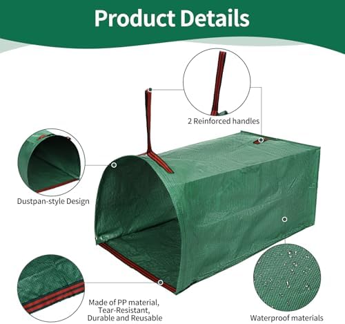 Leaf Bags, Foldable Leaf Collector - Image 3