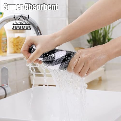 Homaxy Kitchen Towels and Dishcloths Set of 8 - Image 5