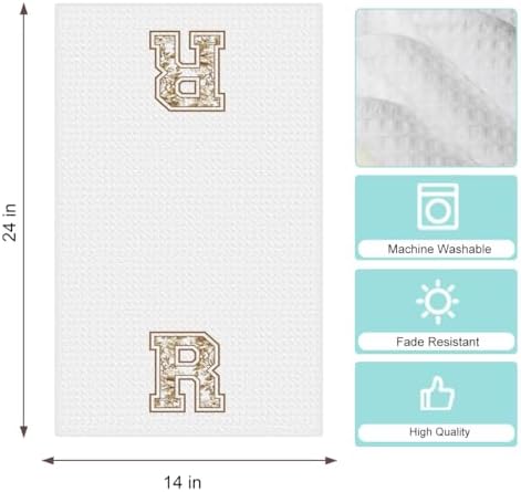 Chinoiserie Initial Kitchen Towels, Personalized Kitchen Towels, Personalized - Image 6