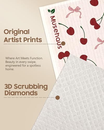 5 Pack Reusable Swedish Dishcloths - Image 2