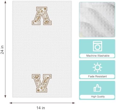 Chinoiserie Initial Kitchen Towels, Personalized Kitchen Towels, Personalized - Image 6