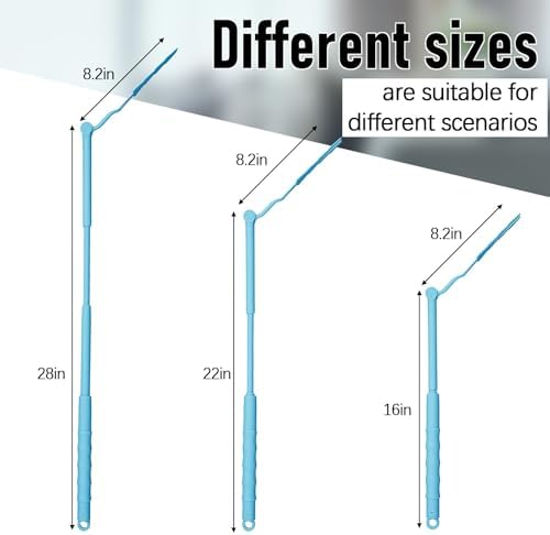 Colingmill 4 Pack Replacement Duster Handles, 3 Ft Extendable, Sky Blue - Image 3