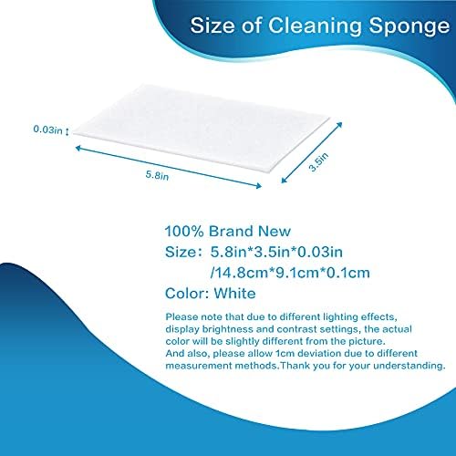 100pack Magic Sponge Eraser Sheets | Thin Nano Pads | All-Purpose - Image 5