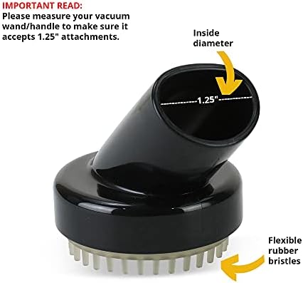 Vacuum Dog Grooming Pet Brush Attachment Tool, 1.25” - Image 3