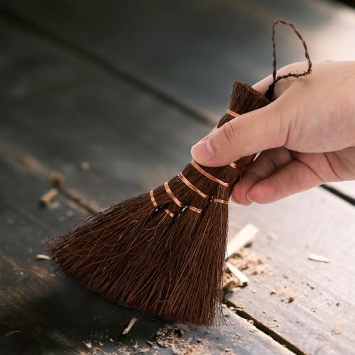 Fasmov 3 Pack Bonsai Broom Brush, Natural Straw Broom - Image 7