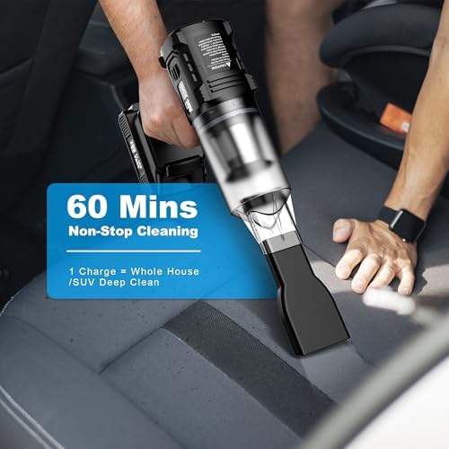 Car Vacuum Cordless, 35000PA Strong Suction Handheld Vacuum - Image 6
