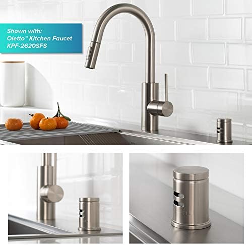 KRAUS Dishwasher Air Gap in Spot Free All-Brite™ Stainless Steel - Image 6