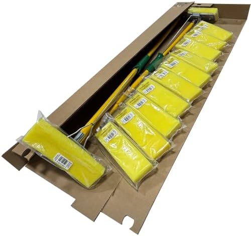 HOMEMAID® 9" Butterfly Sponge Mop Includes: 2 Mops & 10 Refills by Unknown