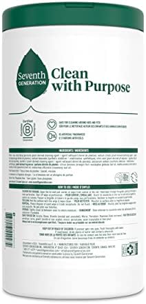 Seventh Generation Multi-Surface Wipes, Garden Mint, Plant-Based Cleaning Wipes - Image 2
