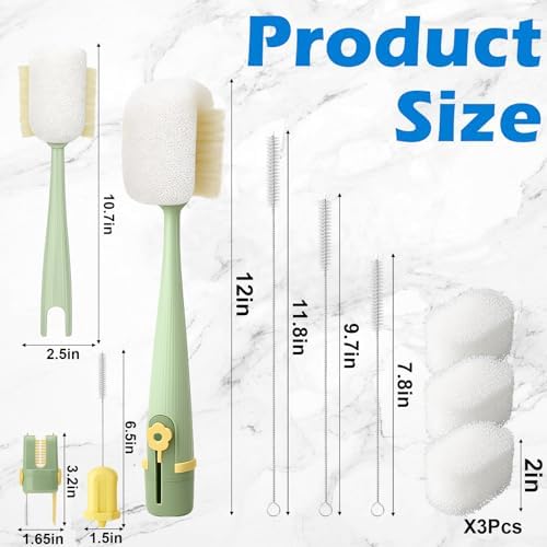 Palksky 5 in 1 Water Bottle Cleaning Brush Set - Image 2