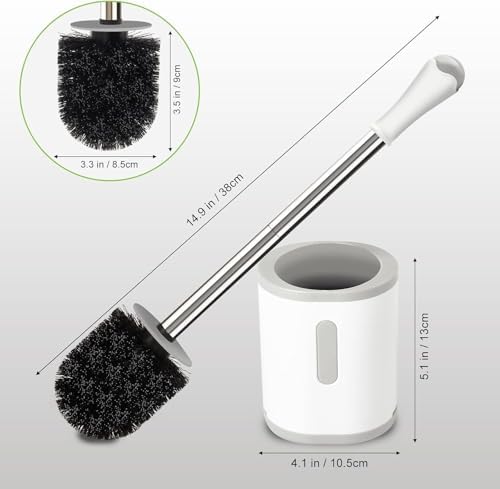 Toilet Brush and Holder Set, 3 Pack - Image 2