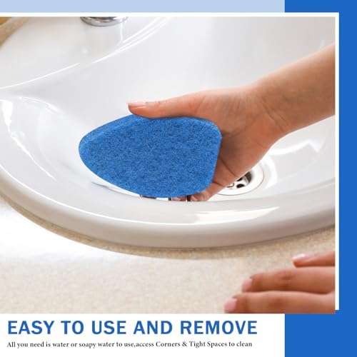 Baderke 4 Pcs Tub Tile Scrubber Cleaning Brush Pad - Image 6