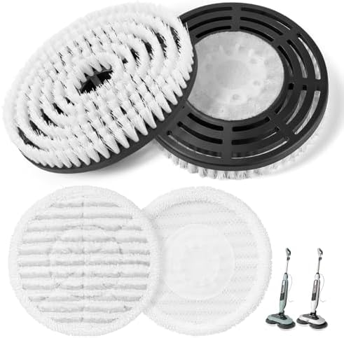 4 Pack Replacement Pads & Brushes by Nicemiya