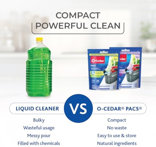 O-Cedar EasyWring Microfiber Spin Mop & Bucket Floor Cleaning System + 2 Extra - Image 2