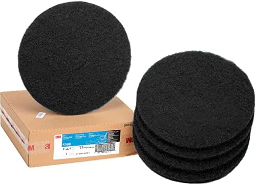 3M Black Stripper Pad 7200, 17 in by 3MIndustrial
