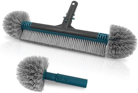 20'' Pool Brush Head, Detachable Pool Cleaning Brush by POOLWHALE