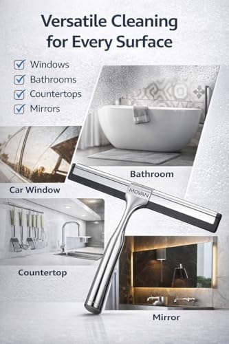 MOVAN Shower Squeegee for Glass Doors - Image 6