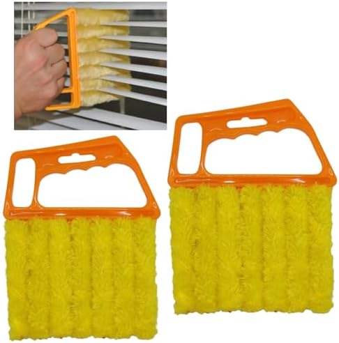Shutter Brush, Window Blinds Cleaning Brush, Microfiber Duster Tool by Gouccpu