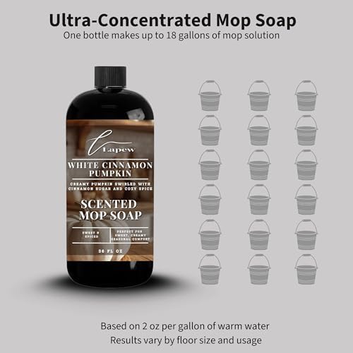 Lapew White Cinnamon Pumpkin Scented Mop Soap - Image 4