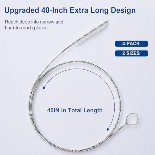 40-Inch 4-Pack Extra Long Pipe Cleaner Brushes - Image 2