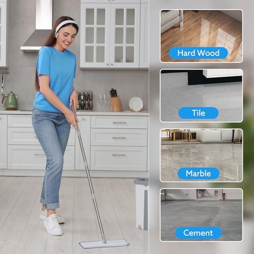 6-Pack 18 Inch Microfiber Mop Pads Refills Compatible - Image 6
