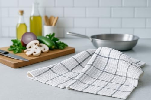 DecorRack Waffle Weave Kitchen Towels 15x25 in - Image 6
