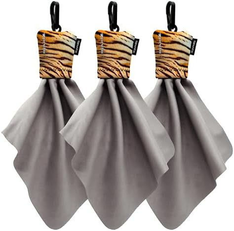 SPUDZ Classic Microfiber Lens Cleaner – Clip-On Pouch, Washable – by SPUDZ